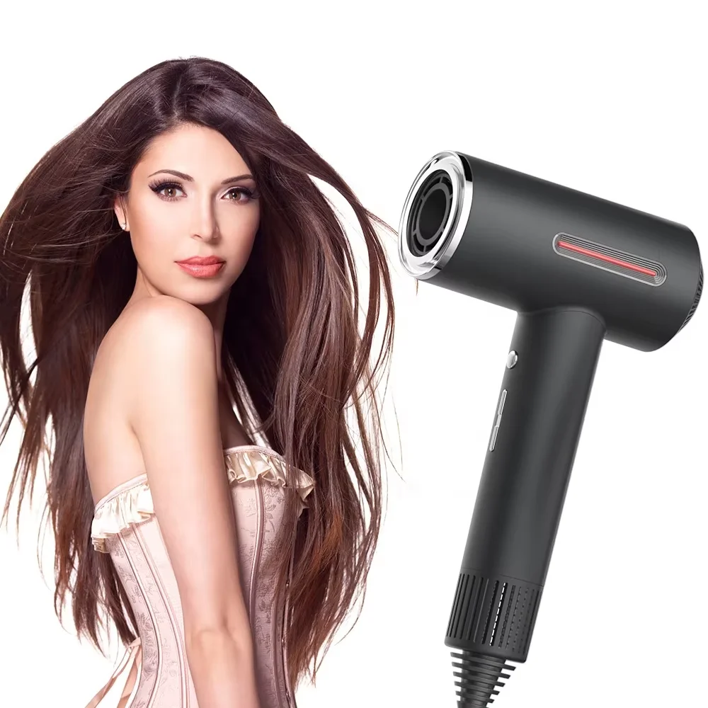 Home Salon Hair Dryer 110000RPM High Speed Negative Ion Hair Blow Dryer Hot Air Brush Hair Styler for Frizz Control - Image 3