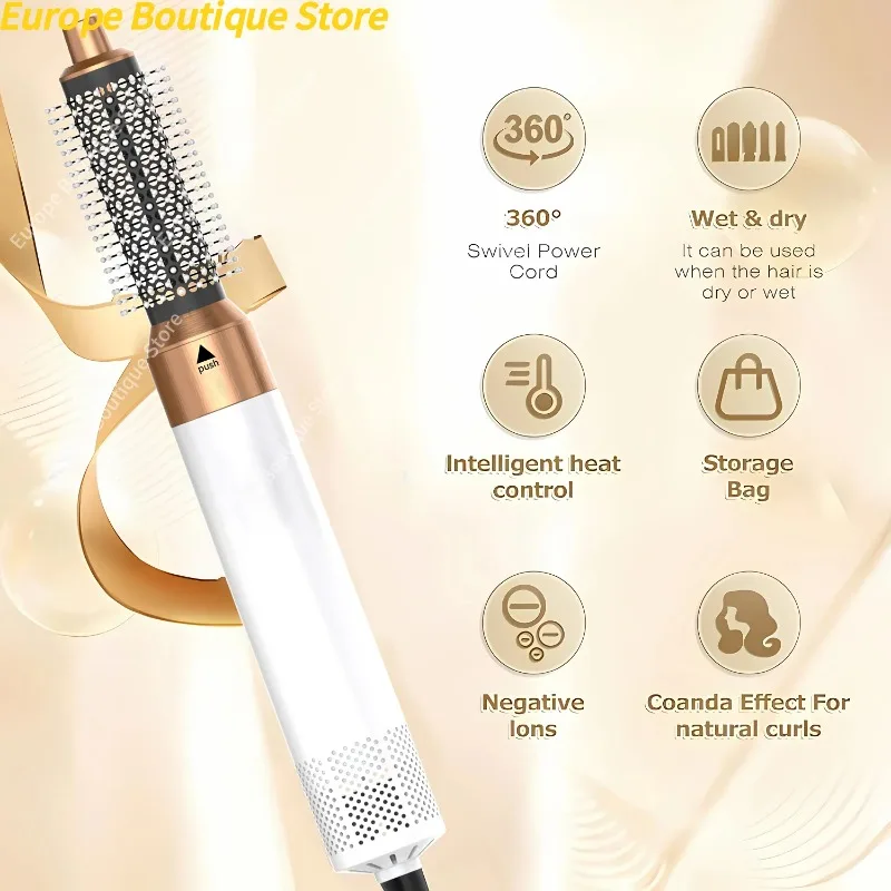 Professional 5 in 1 Hair Dryer Hot Air Comb Curler For Dyson Airwrap Hair Dryer Styling Tool Hair Straightener Hairdressing Tool - Image 3